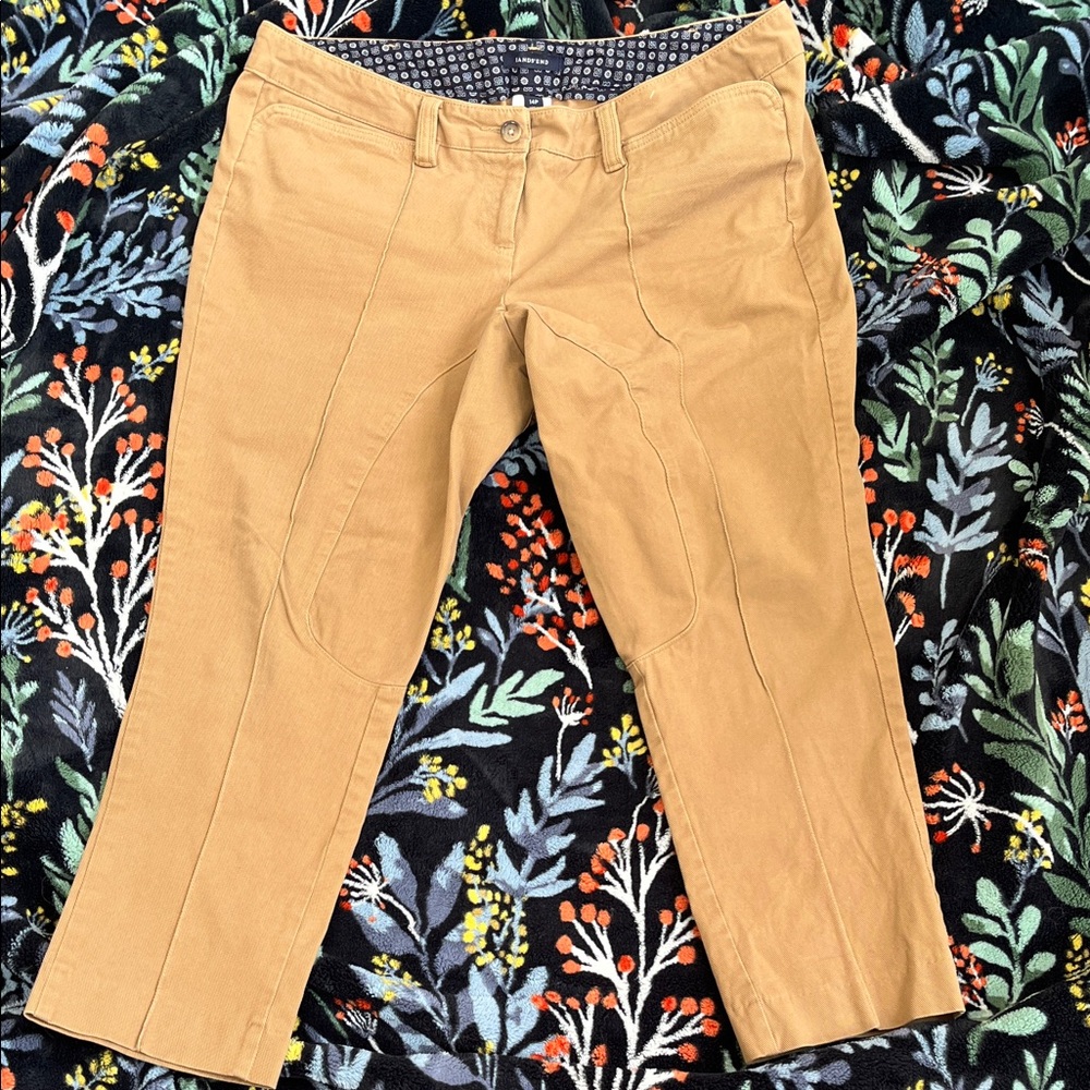 Vintage Lands' End Women Khaki Chinos